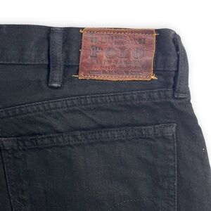 Polo by Ralph Lauren Denim 867 Black Jeans Straight Leg size 38 10330